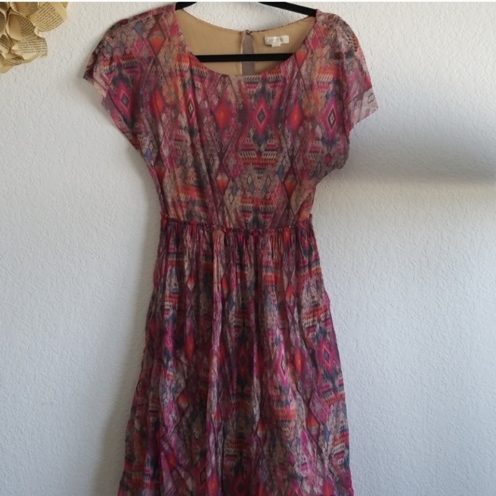 Anthropologie Simi Mesh Dress by Weston Wear - Picture 2 of 6